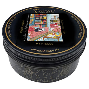 Victory Wooden Puzzles London Sofa Cat MINI QT Jigsaw