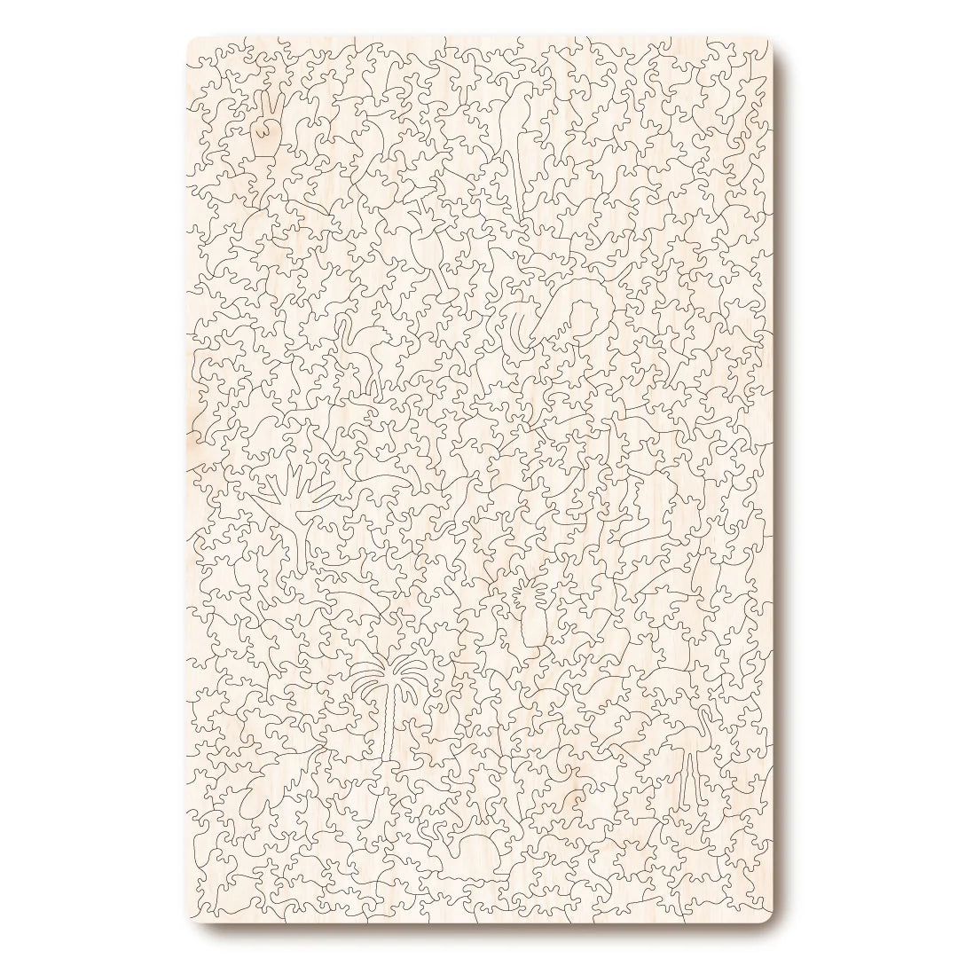 Victory Wooden Puzzles Lost Flamingo - Aritsan Series-Goviers