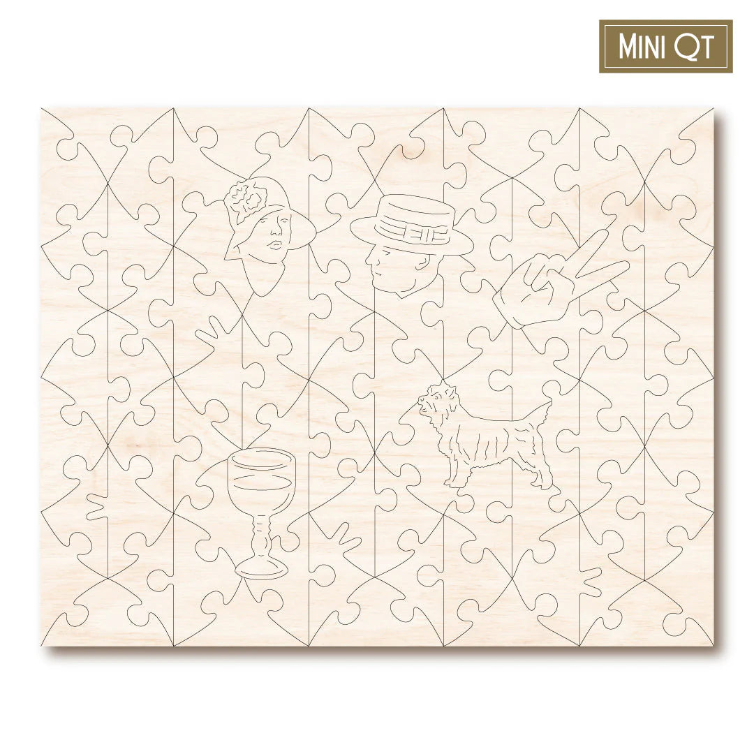Victory Wooden Puzzles Luncheon Of The Boating Party Mini QT-Goviers