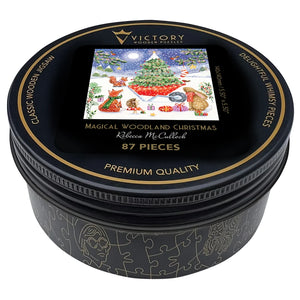 Victory Wooden Puzzles Magical Woodland Christmas MINI QT Jigsaw-Goviers