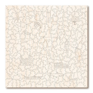 Victory Wooden Puzzles Malcesine on Lake Garda-Goviers