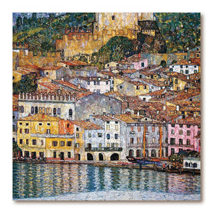 Victory Wooden Puzzles Malcesine on Lake Garda-Goviers