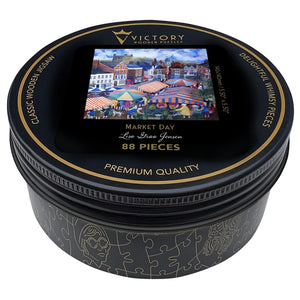 Victory Wooden Puzzles Market Day MINI QT Jigsaw-Goviers