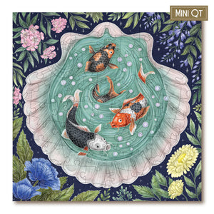 Victory Wooden Puzzles Miniature Koi Garden MINI QT Jigsaw