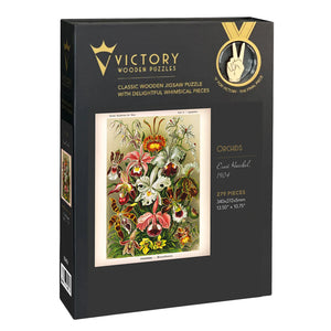Victory Wooden Puzzles Orchids Jigsaw-Goviers