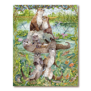 Victory Wooden Puzzles Otterly Adorable-Goviers
