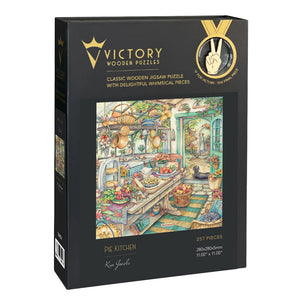 Victory Wooden Puzzles Pie Kitchen Jigsaw-Goviers