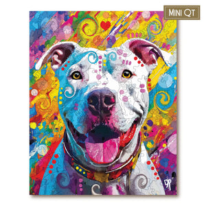 Victory Wooden Puzzles Prismatic Pittie MINI QT Jigsaw-Goviers