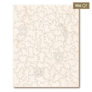 Victory Wooden Puzzles Rainforest MINI QT Jigsaw-Goviers