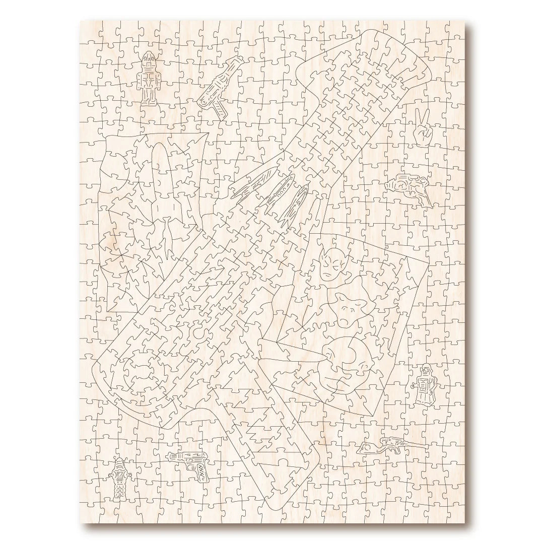 Victory Wooden Puzzles Rocket Ray Gun-Goviers