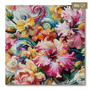 Victory Wooden Puzzles Rose Mallow MINI QT-Goviers