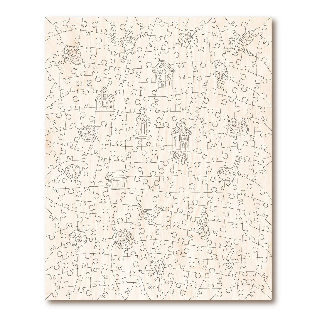 Victory Wooden Puzzles Rose Trellis-Goviers