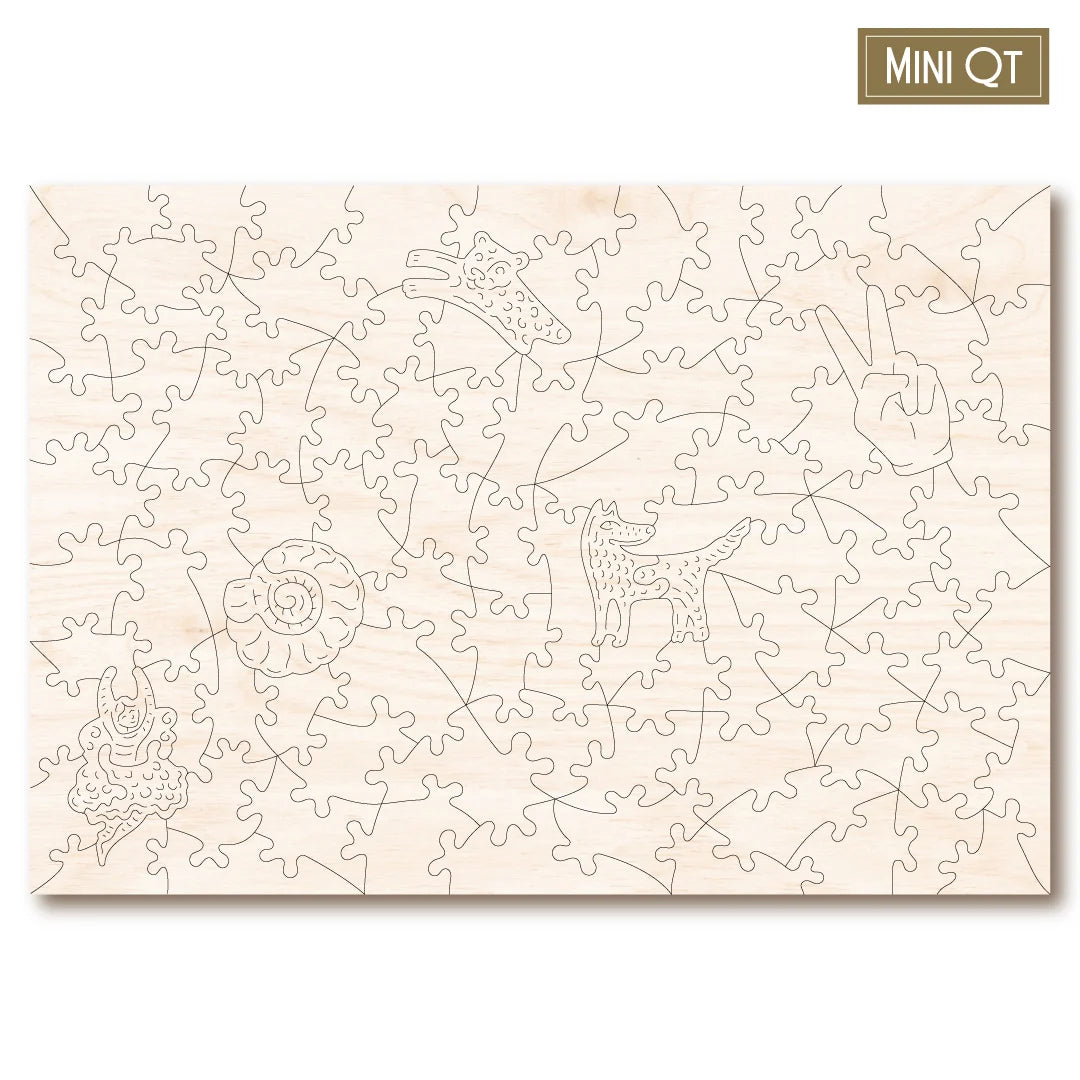 Victory Wooden Puzzles Shell MINI QT Jigsaw-Goviers