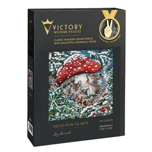 Victory Wooden Puzzles Shelter From The Snow Jigsaw-Goviers