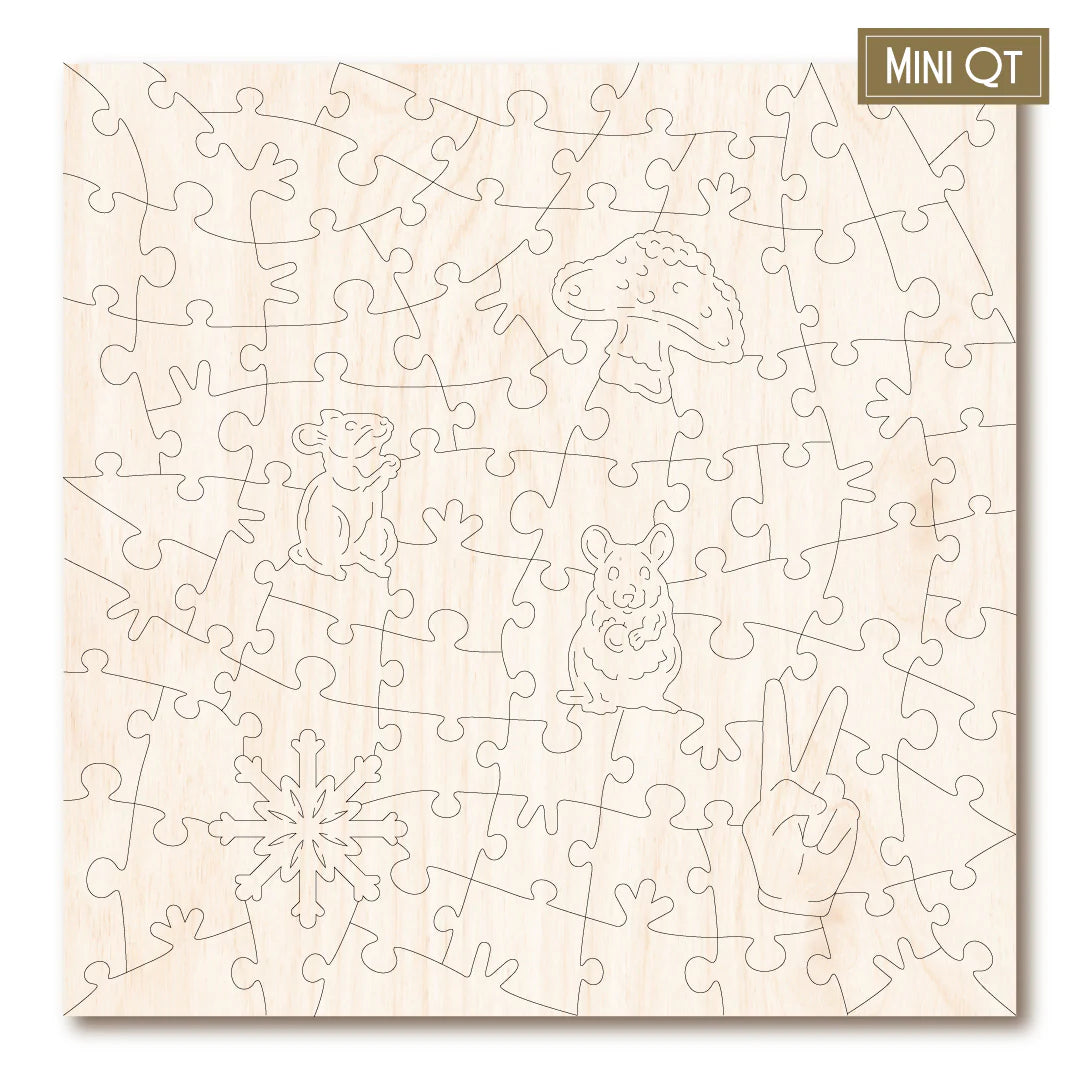 Victory Wooden Puzzles Shelter From the Snow Mini QT-Goviers