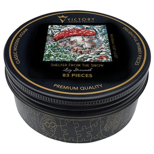 Victory Wooden Puzzles Shelter From the Snow Mini QT-Goviers