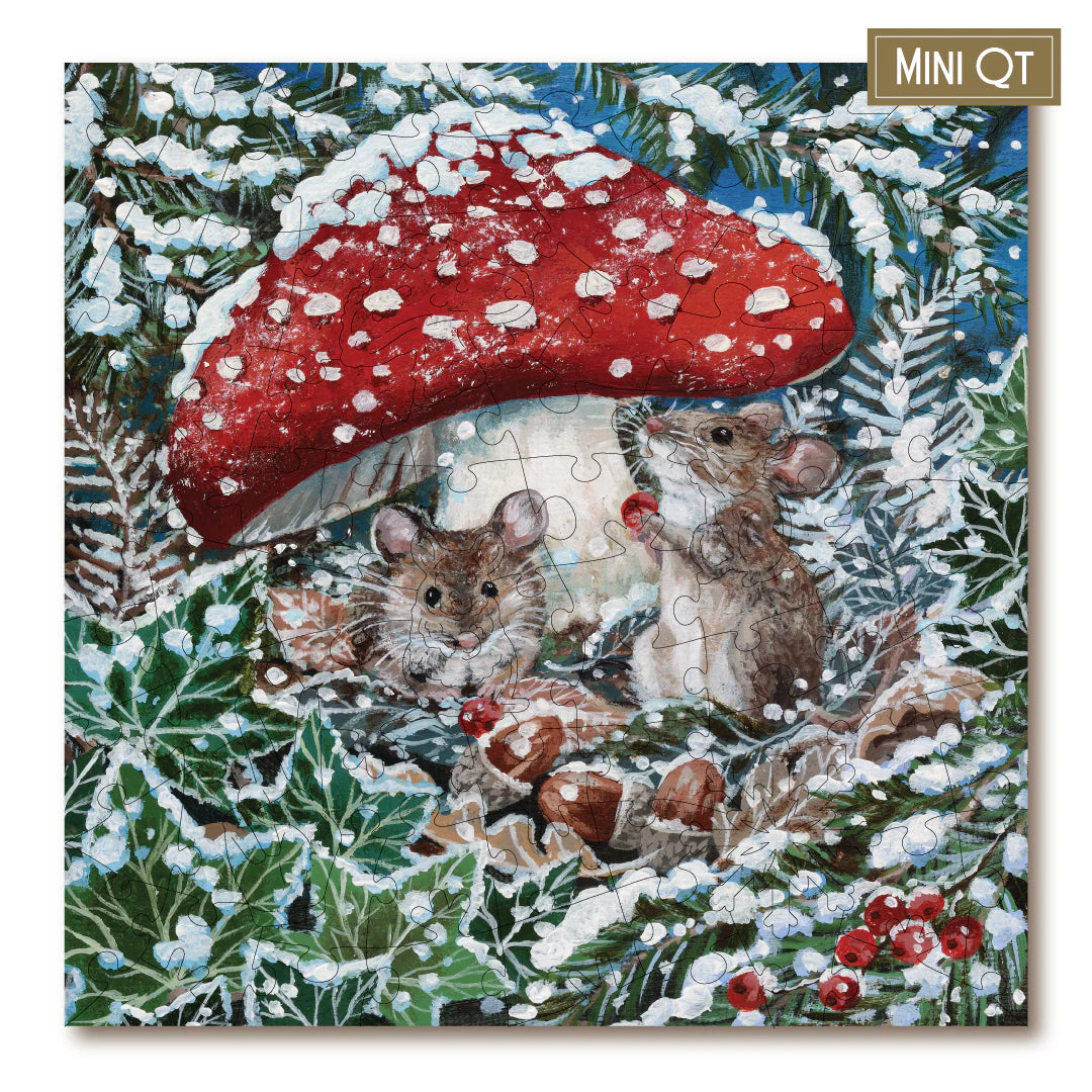 Victory Wooden Puzzles Shelter From the Snow Mini QT-Goviers