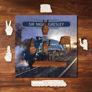 Victory Wooden Puzzles Sir Nigel Gresley Mini QT Puzzle-Goviers