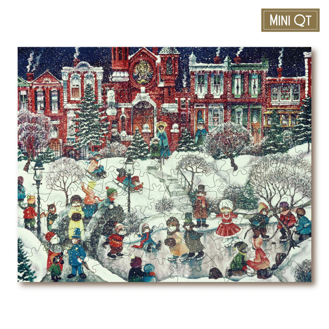 Victory Wooden Puzzles Snow Cats Mini QT-Goviers