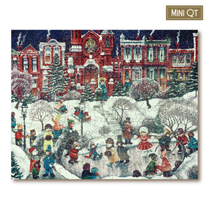 Victory Wooden Puzzles Snow Cats Mini QT-Goviers