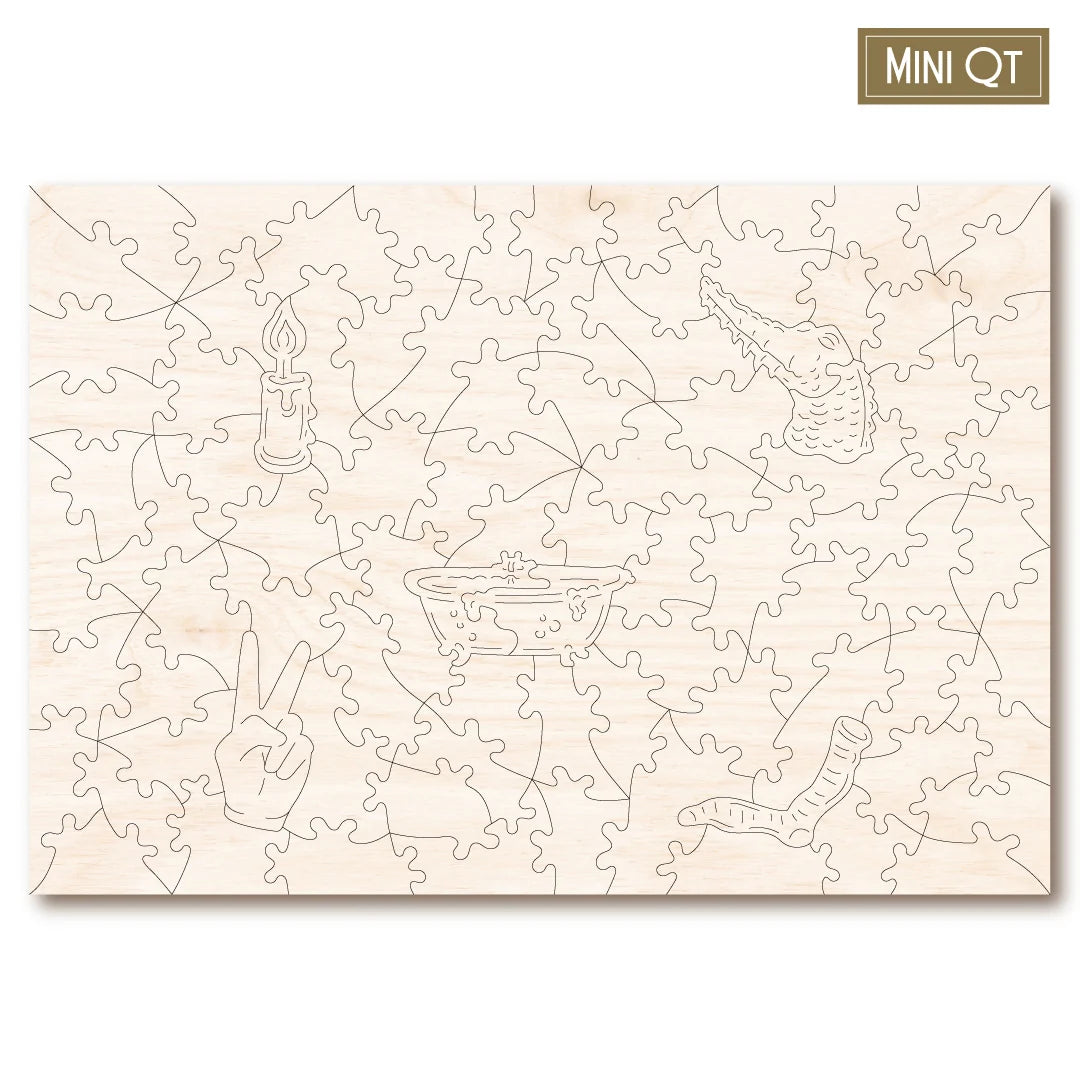 Victory Wooden Puzzles Soaking The Scales MINI QT Jigsaw-Goviers