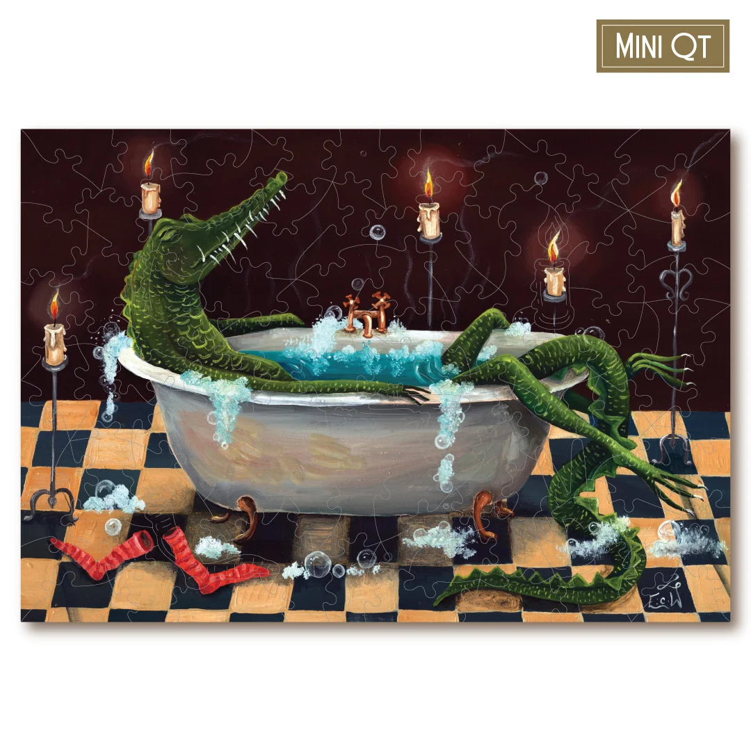 Victory Wooden Puzzles Soaking The Scales MINI QT Jigsaw-Goviers