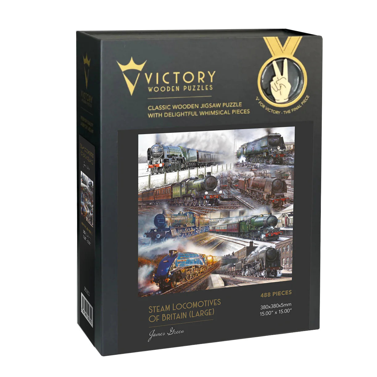 Victory Wooden Puzzles Steam Locomotives of Britain Large Puzzle - Delivery April-Goviers