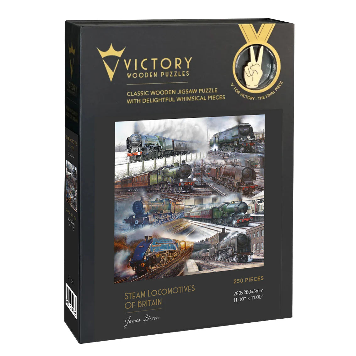 Victory Wooden Puzzles Steam Locomotives of Britain Puzzle-Goviers