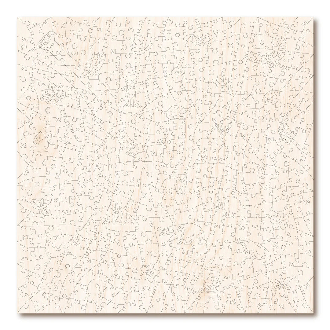 Victory Wooden Puzzles Summer Badgers Large-Goviers