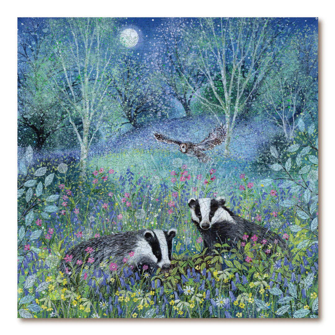 Victory Wooden Puzzles Summer Badgers Large-Goviers