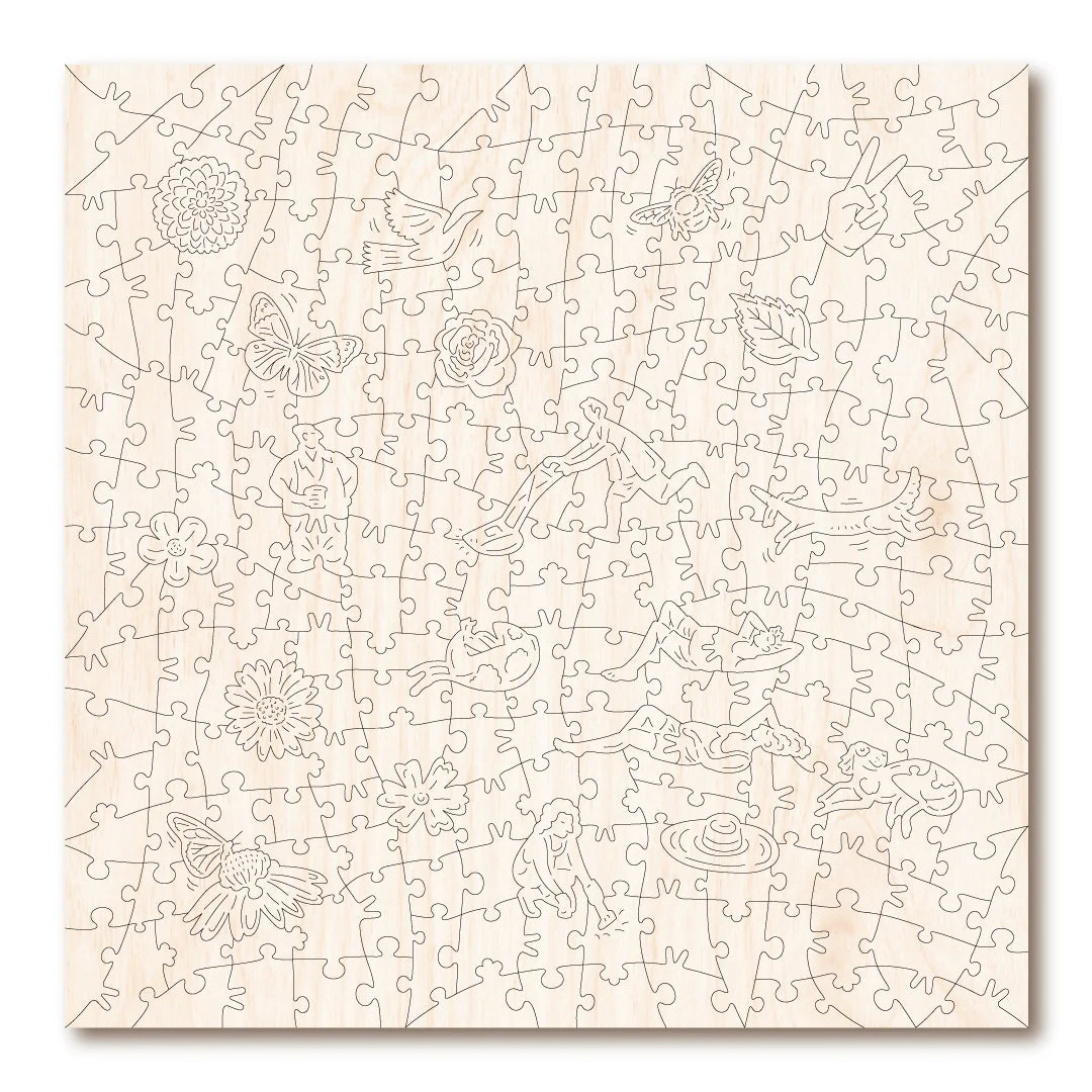 Victory Wooden Puzzles Sunny Suburban Sunday-Goviers