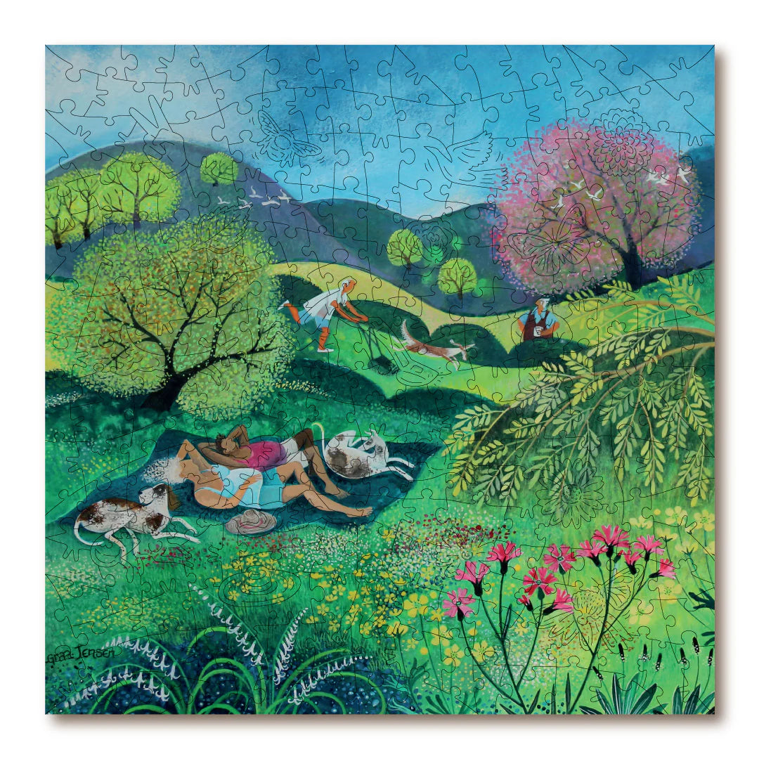 Victory Wooden Puzzles Sunny Suburban Sunday-Goviers