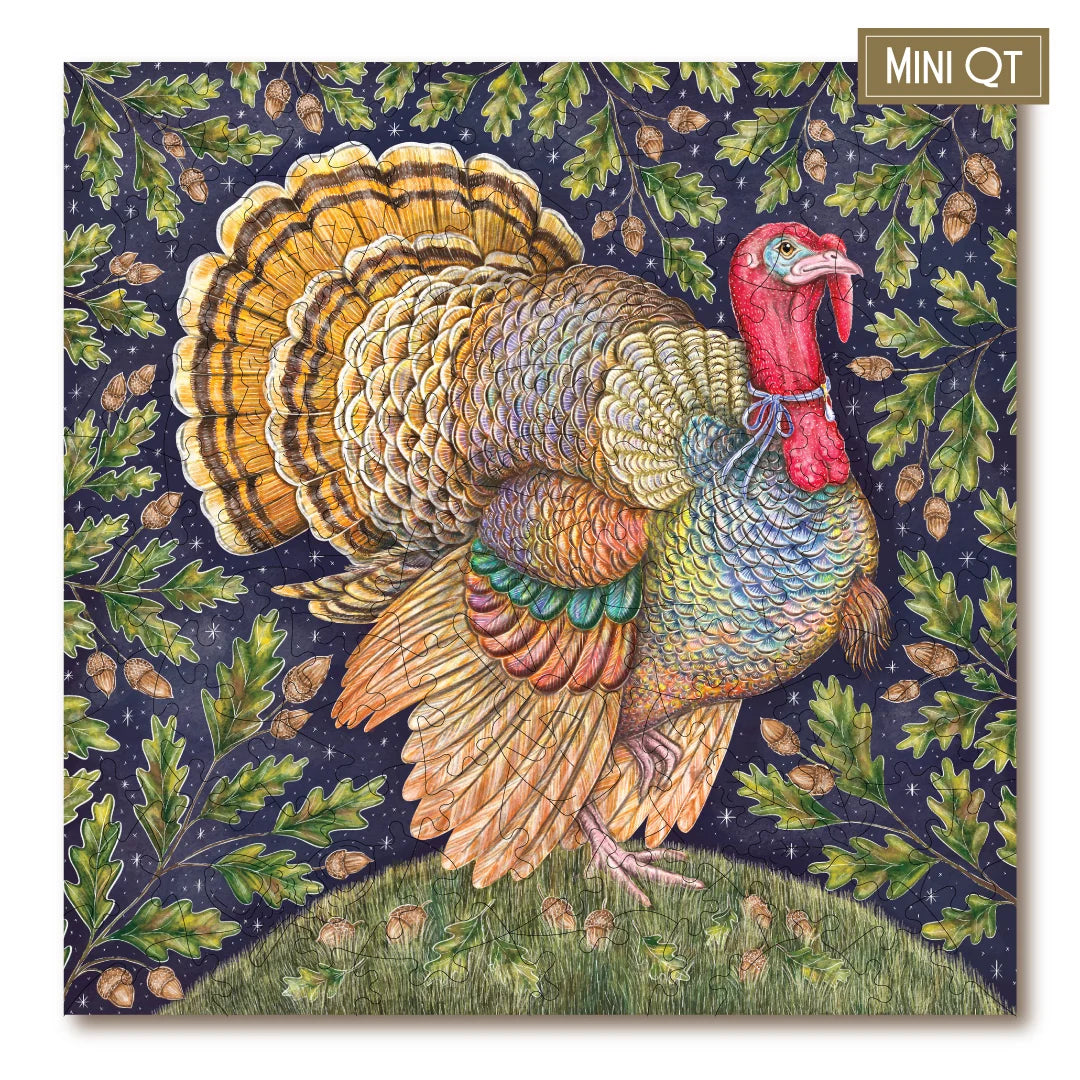 Victory Wooden Puzzles Tabitha Turkey MINI QT Jigsaw-Goviers