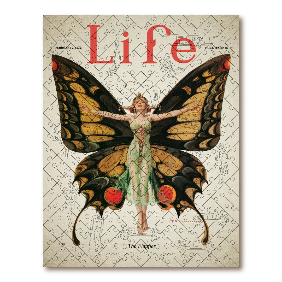 Victory Wooden Puzzles The Flapper - Life 1922-Goviers
