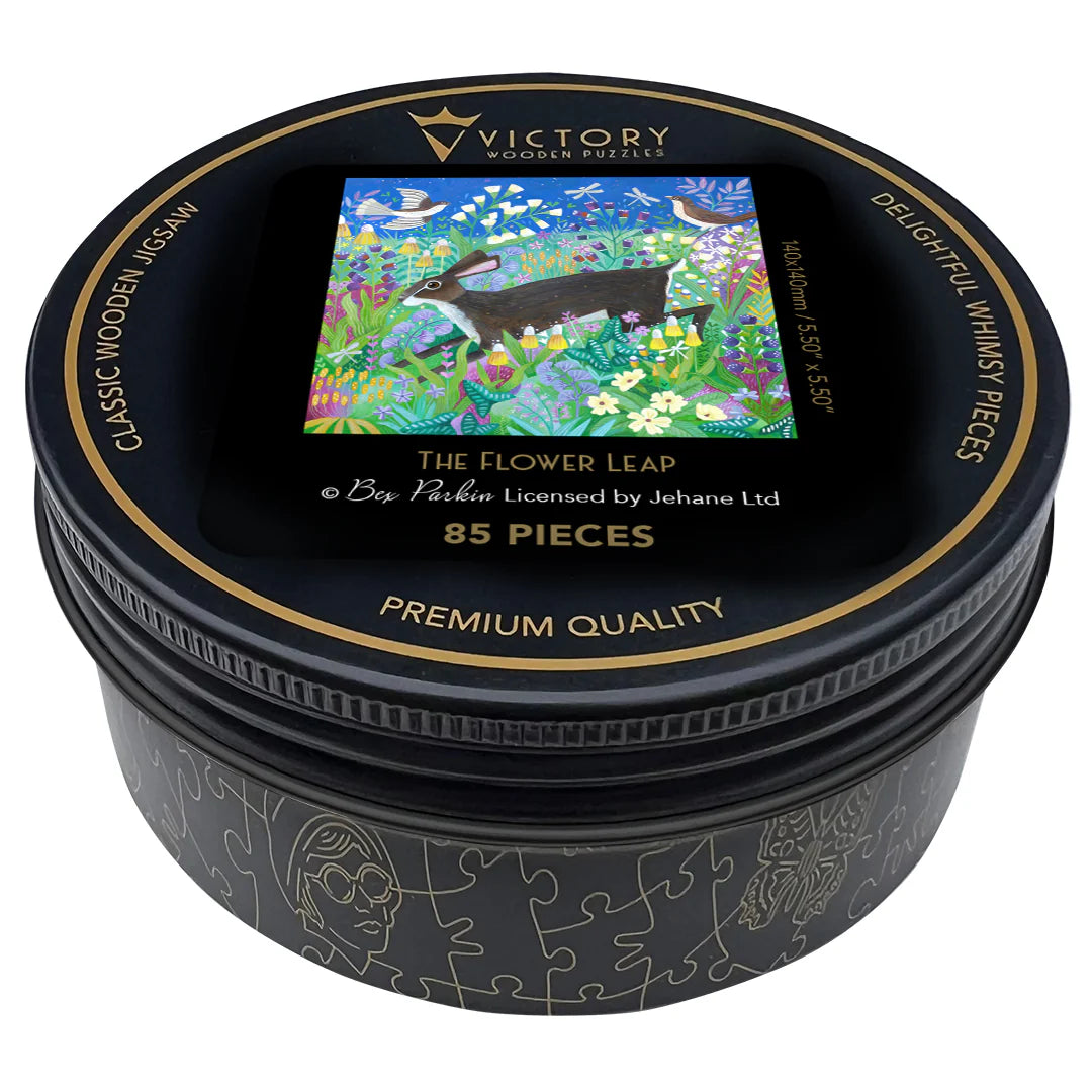 Victory Wooden Puzzles The Flower Leap MINI QT Jigsaw - Goviers of