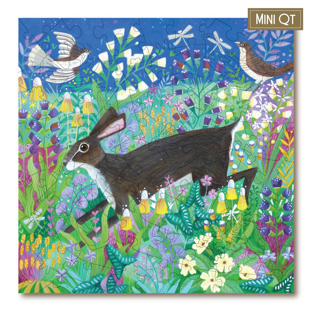 THOMAS McKNIGHT'S WORLD ジグソーパズル 506ピース Victory Wooden Puzzles The Flower Leap MINI QT Jigsaw - Goviers of