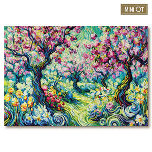 Victory Wooden Puzzles The Midnight Orchard MINI QT-Goviers
