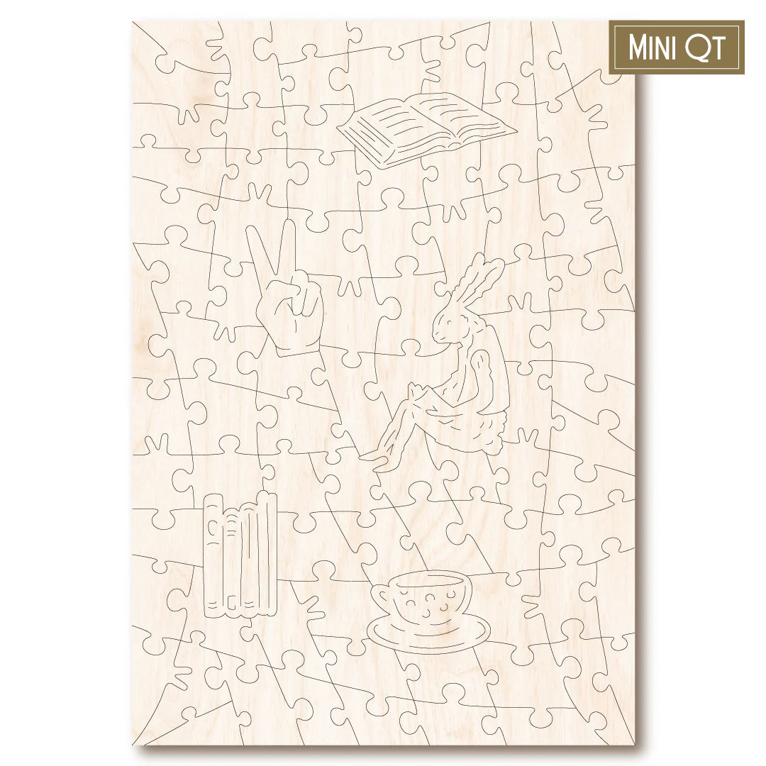 Victory Wooden Puzzles The Reading Nook Mini QT-Goviers