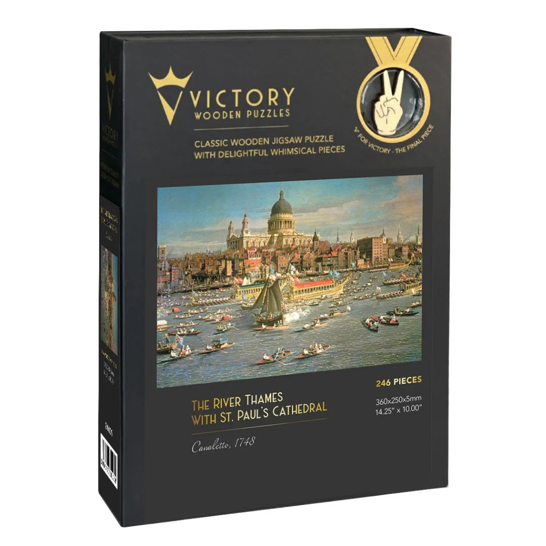 Victory Wooden Puzzles The River Thames With St. Paul's-Goviers