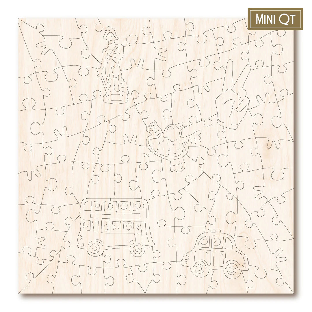 Victory Wooden Puzzles Trafalgar Square Mini QT-Goviers