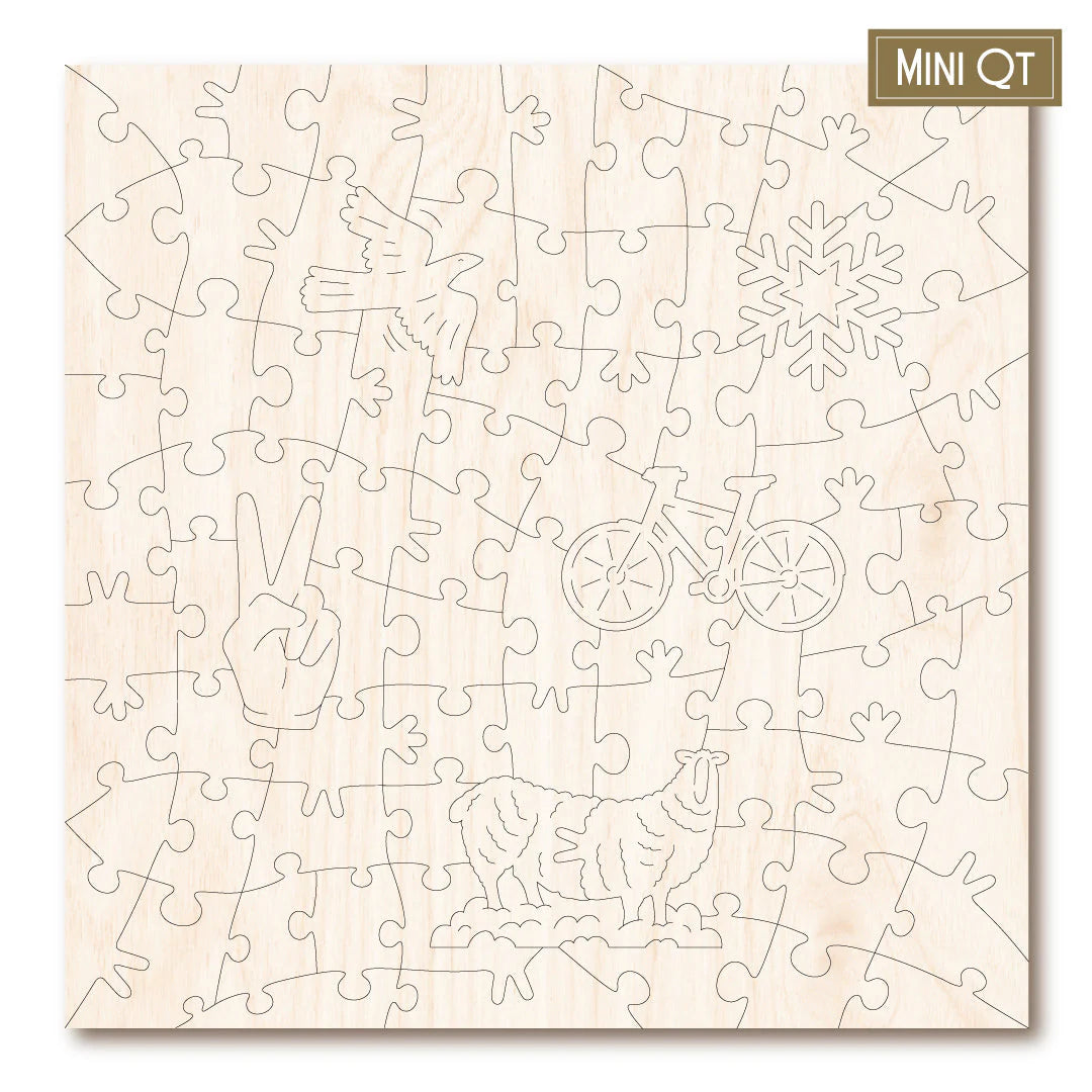 Victory Wooden Puzzles Uphill Ride Mini QT-Goviers