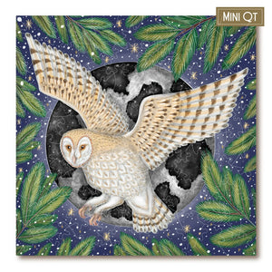 Victory Wooden Puzzles Winter Barn Owl MINI QT Jigsaw-Goviers