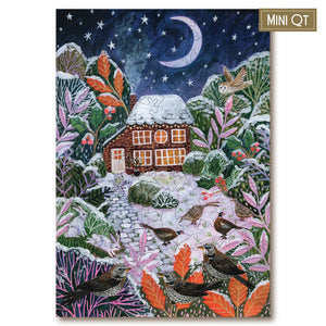 Victory Wooden Puzzles Winter Cottage Garden MINI QT Jigsaw