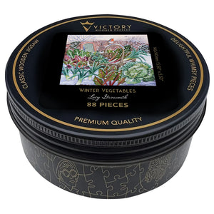 Victory Wooden Puzzles Winter Vegetables MINI QT Jigsaw