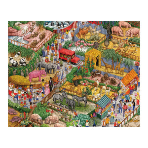 Victory Wooden Puzzles Zoo with Oddities-Goviers