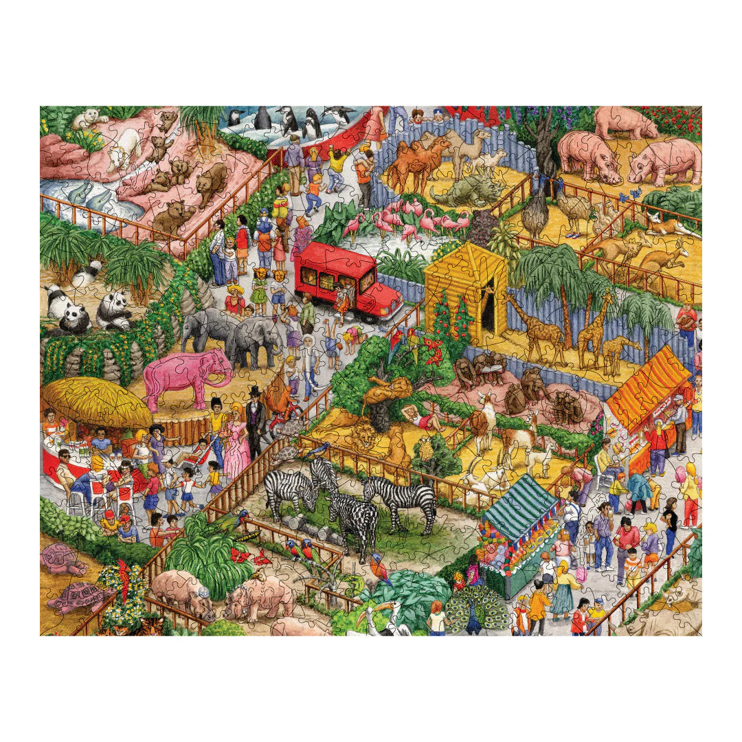 Victory Wooden Puzzles Zoo with Oddities-Goviers