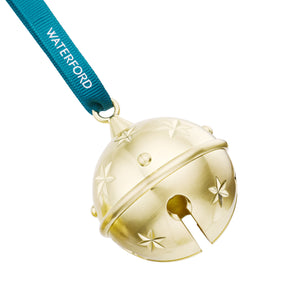 Waterford Christmas Metal Bell Golden Ornament-Goviers