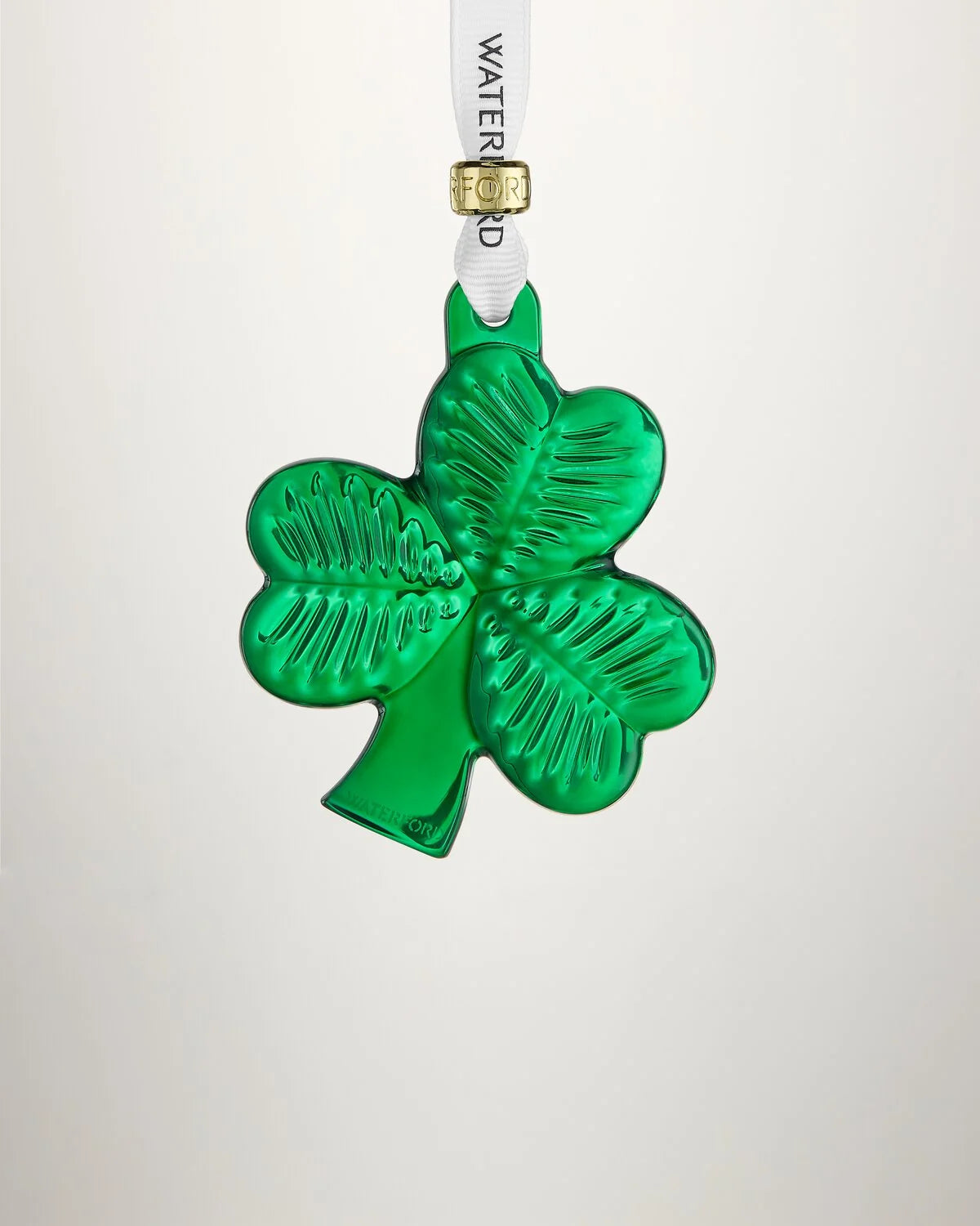Waterford Christmas Mini Shamrock Green Ornament-Goviers
