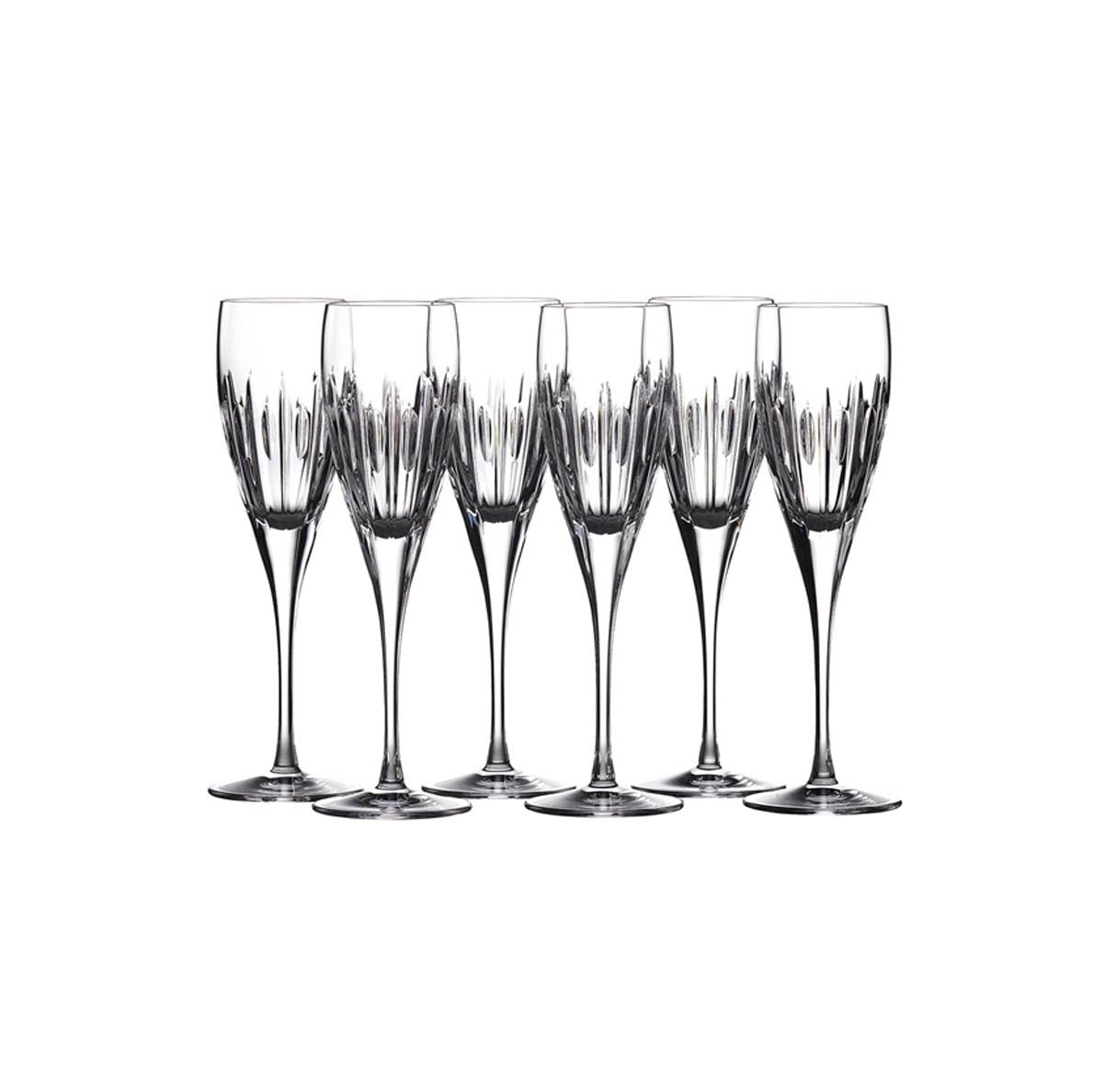 Waterford Crystal Ardan Mara Champagne Flute Set of 6-Goviers