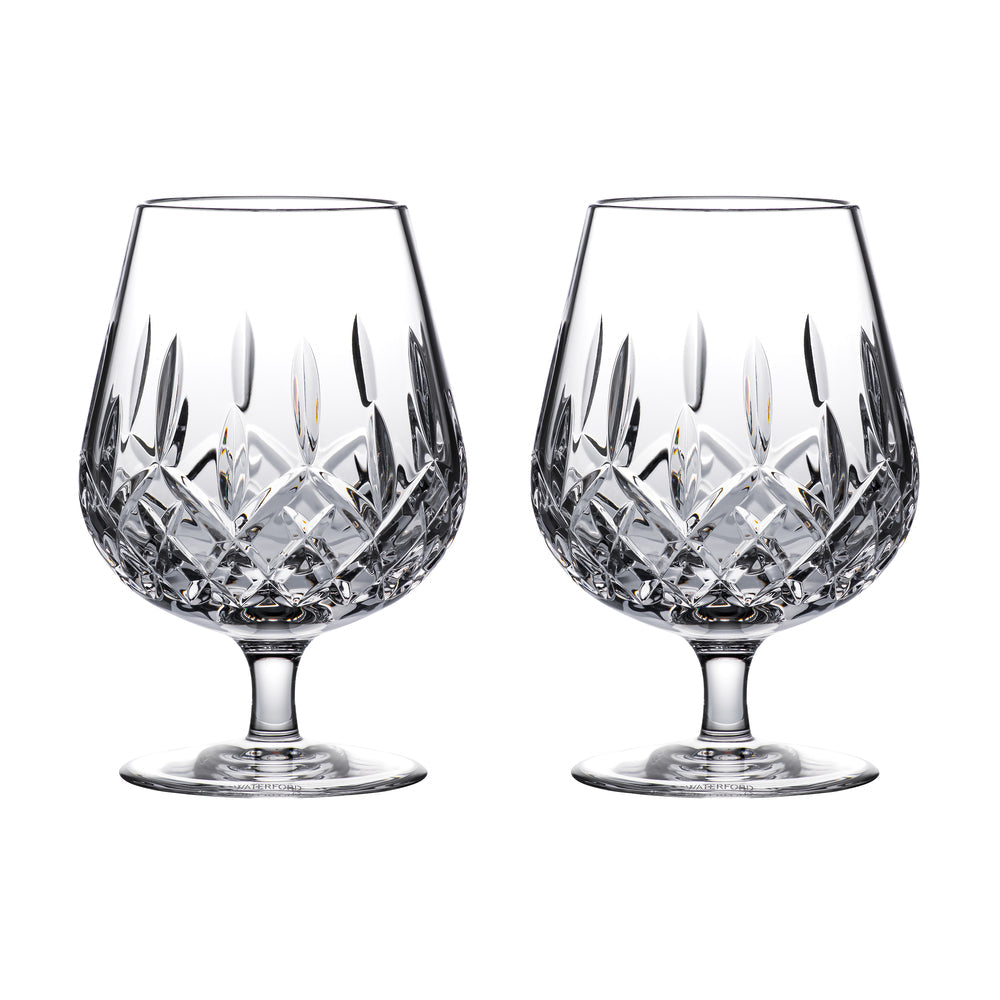 Waterford Crystal Lismore Connoisseur Brandy Balloon Glass Set of 2-Goviers